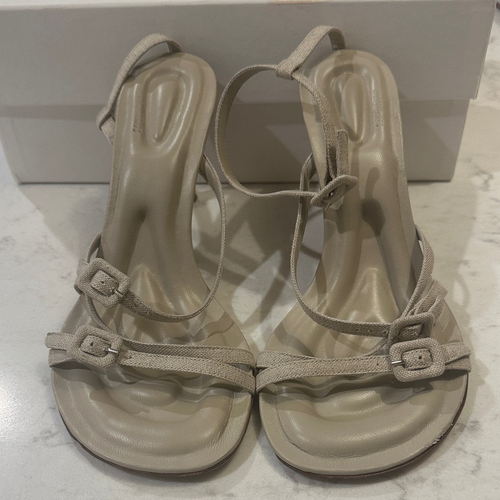 Jacquemus Beige Women's Heeled Sandals
